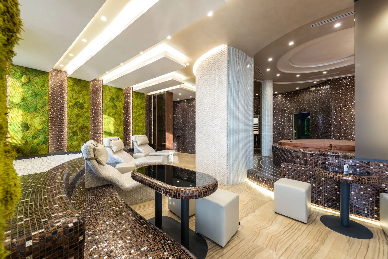 Symbolbild: moderner Wellness-/Spa-Bereich (Illustrationsfoto, nicht der tatsächliche Wellness-Bereich)
