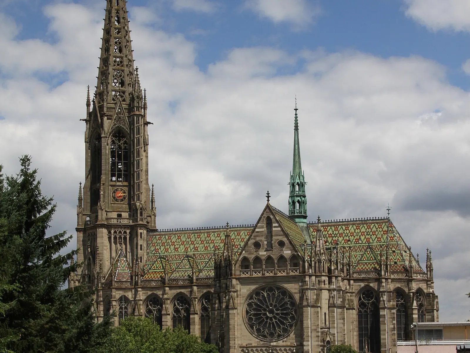 Gedächtniskirche der Protestation in Speyer, neugotischer Turm