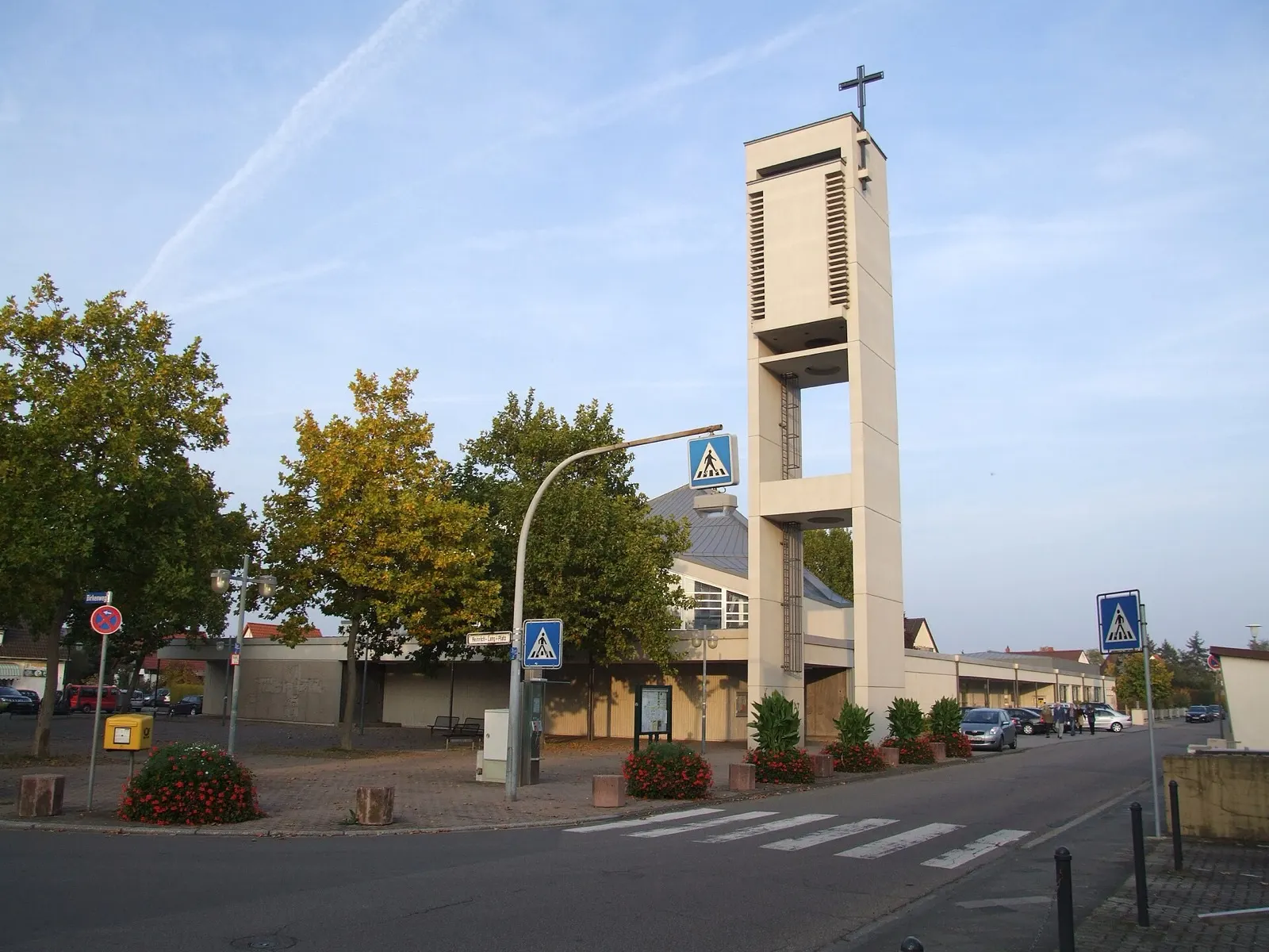 Stadtteil Speyer-Nord, Pfarrkirche St. Konrad von Südwesten