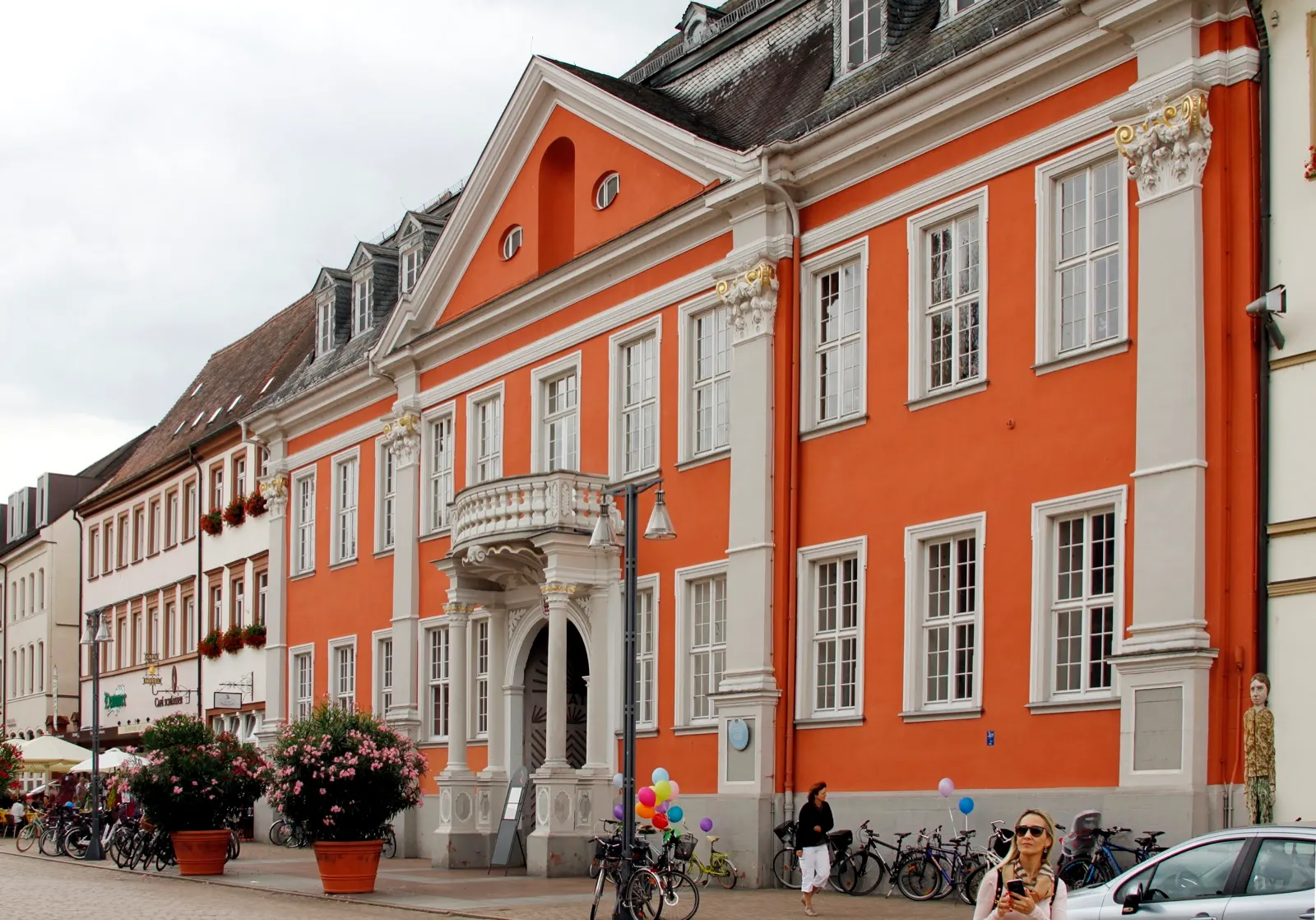 Historisches Rathaus in Speyer an der Maximilianstraße, im Untergeschoss der Ratskeller